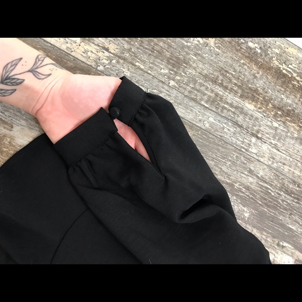 J.O.A. Ruffle Button Up Top - Picture 6 of 6